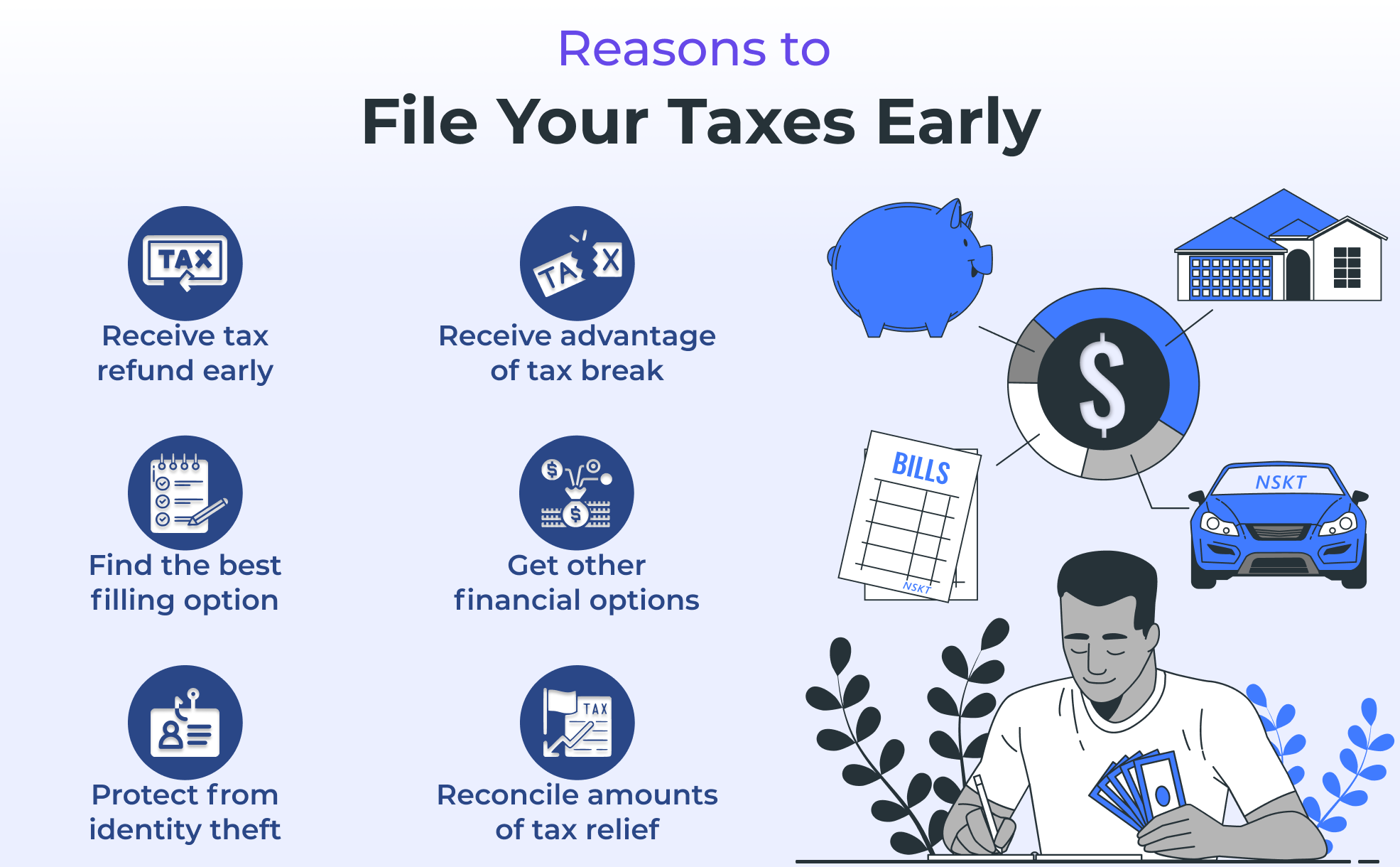 Reasons to File Your Taxes Early NSKT Global